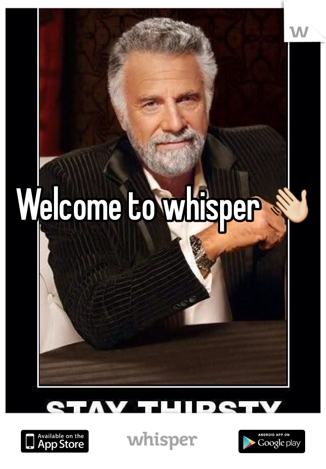 Welcome to whisper 👋