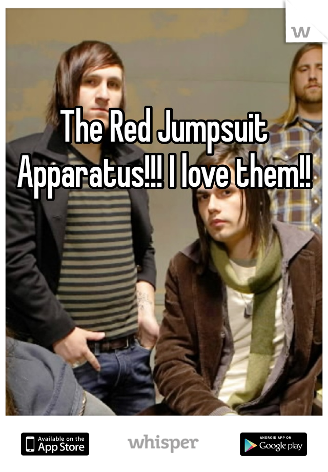 The Red Jumpsuit Apparatus!!! I love them!! 