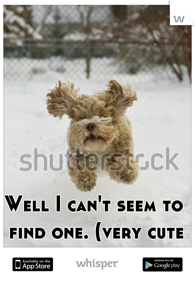 Well I can't seem to find one. (very cute picture!)