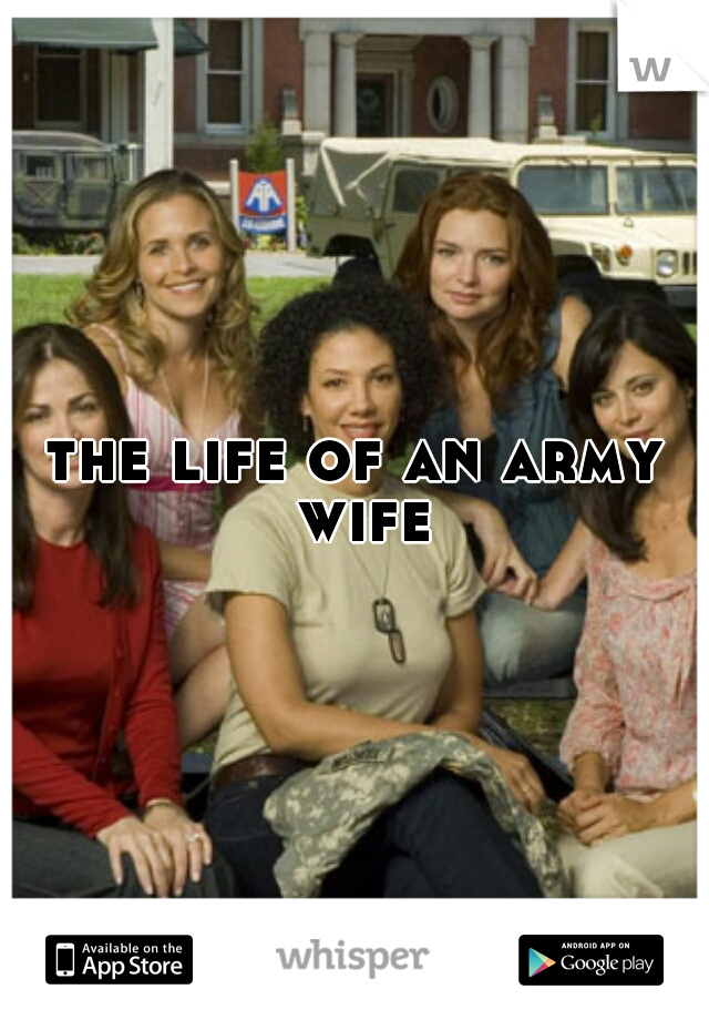 the life of an army wife