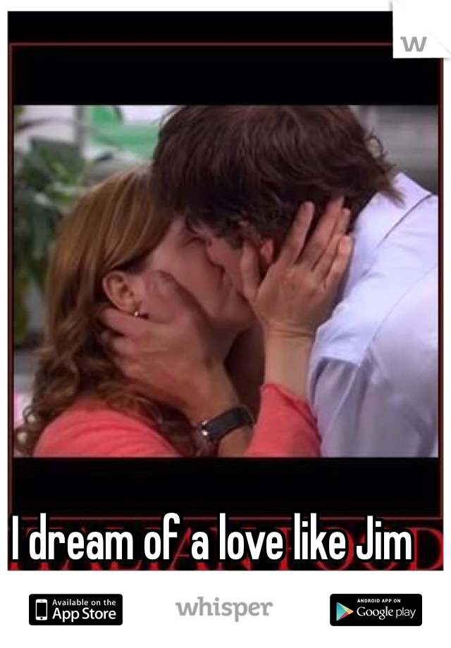 I dream of a love like Jim and Pam's....
