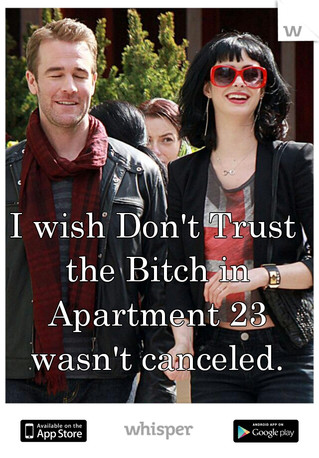 I wish Don't Trust the Bitch in Apartment 23 wasn't canceled.