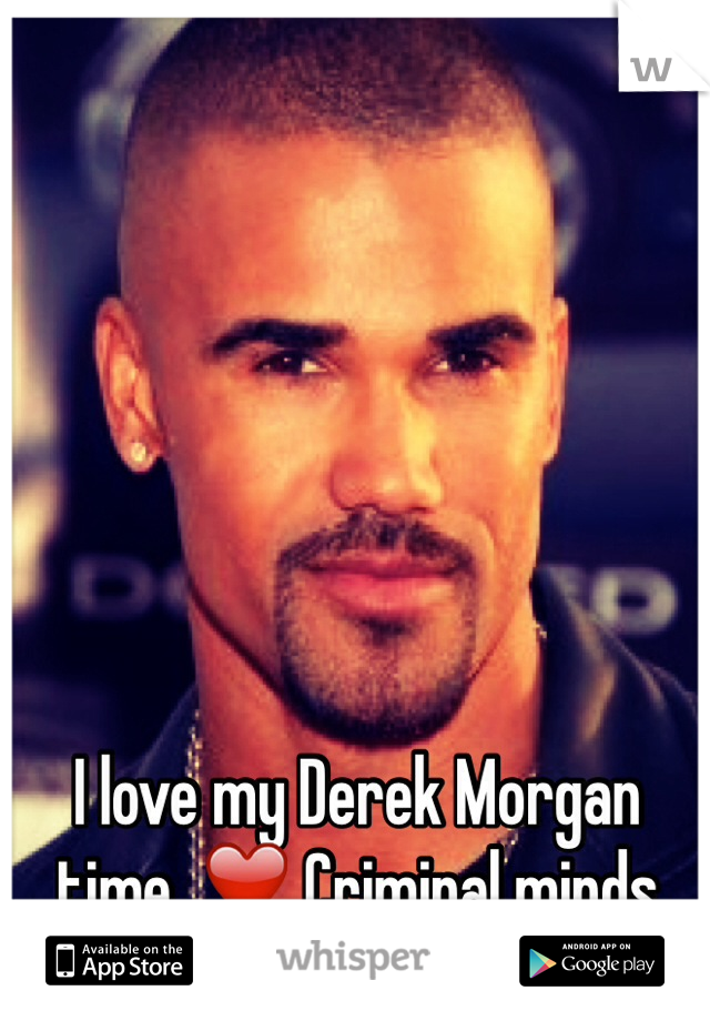 I love my Derek Morgan time. ❤️ Criminal minds