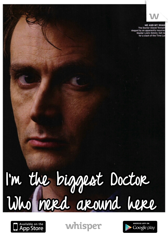 I'm the biggest Doctor Who nerd around here and guys don't like it