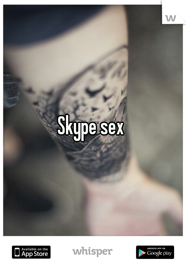 Skype sex 