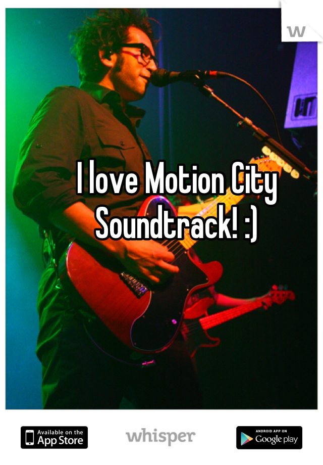 I love Motion City Soundtrack! :)