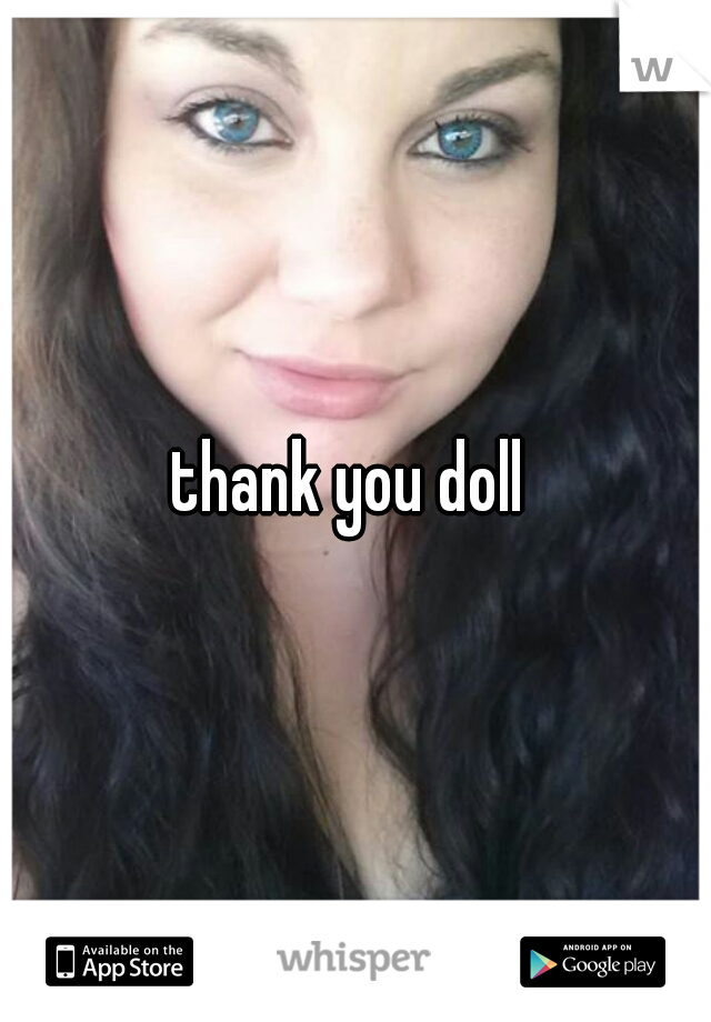 thank you doll 