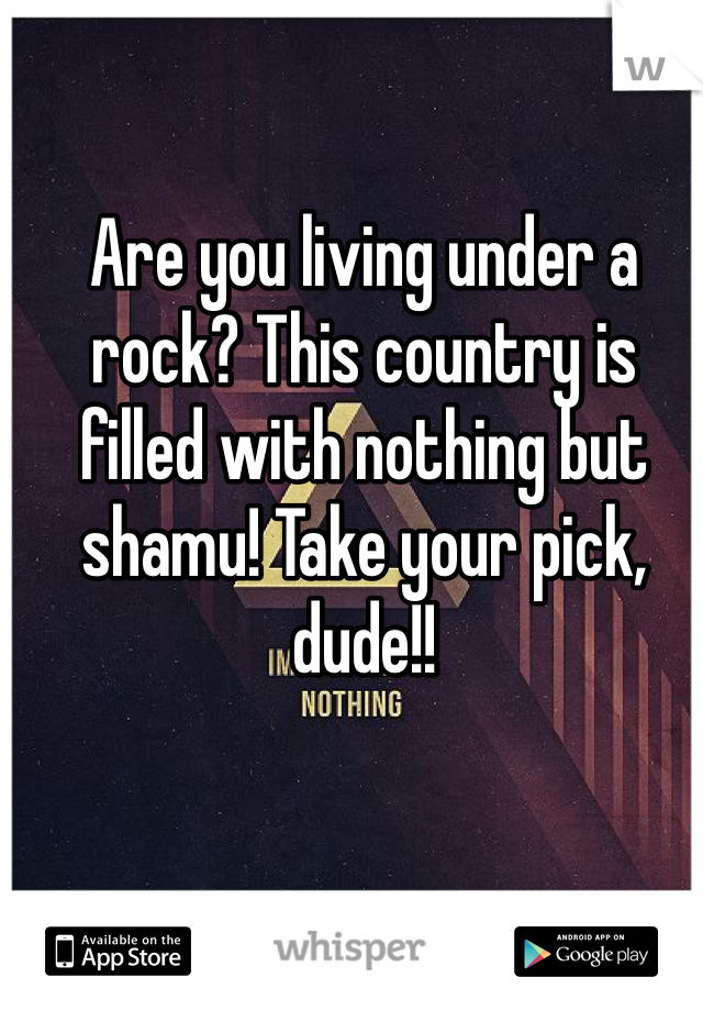Are you living under a rock? This country is filled with nothing but shamu! Take your pick, dude!!