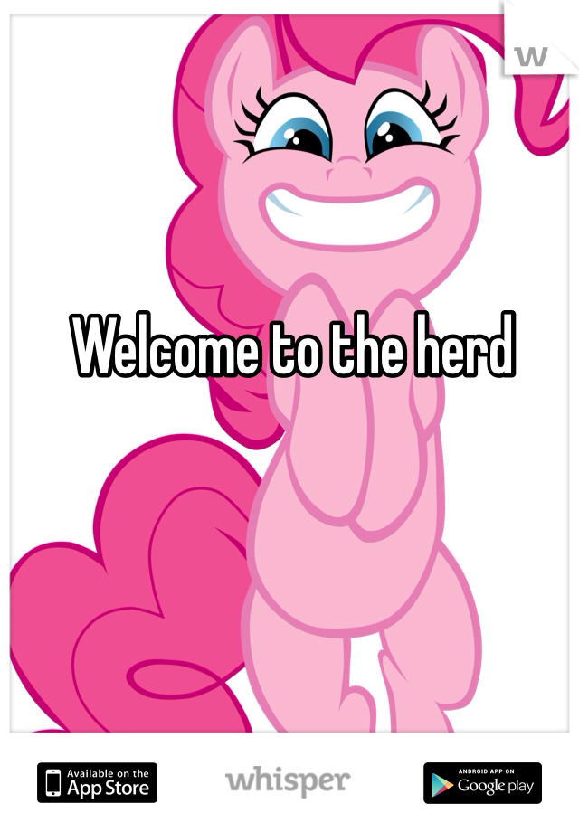 Welcome to the herd