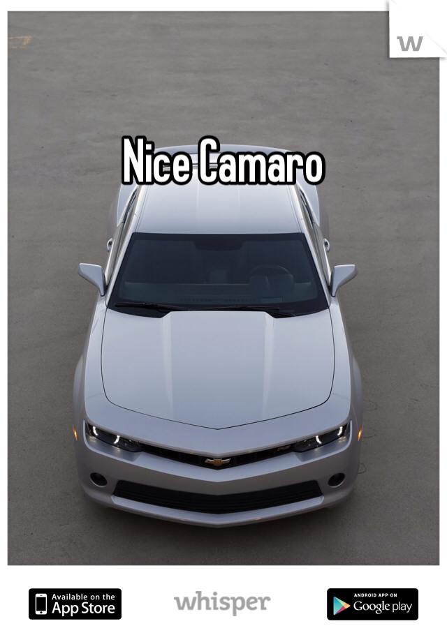 Nice Camaro 