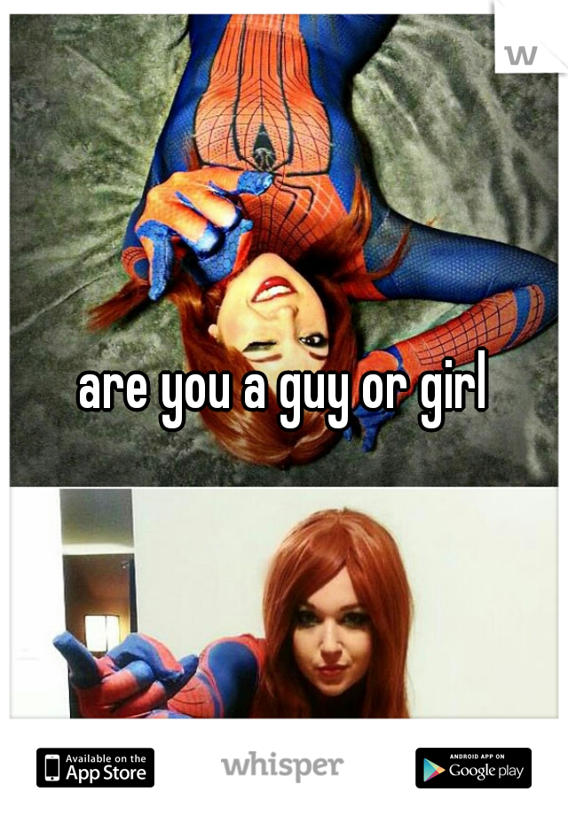 are you a guy or girl