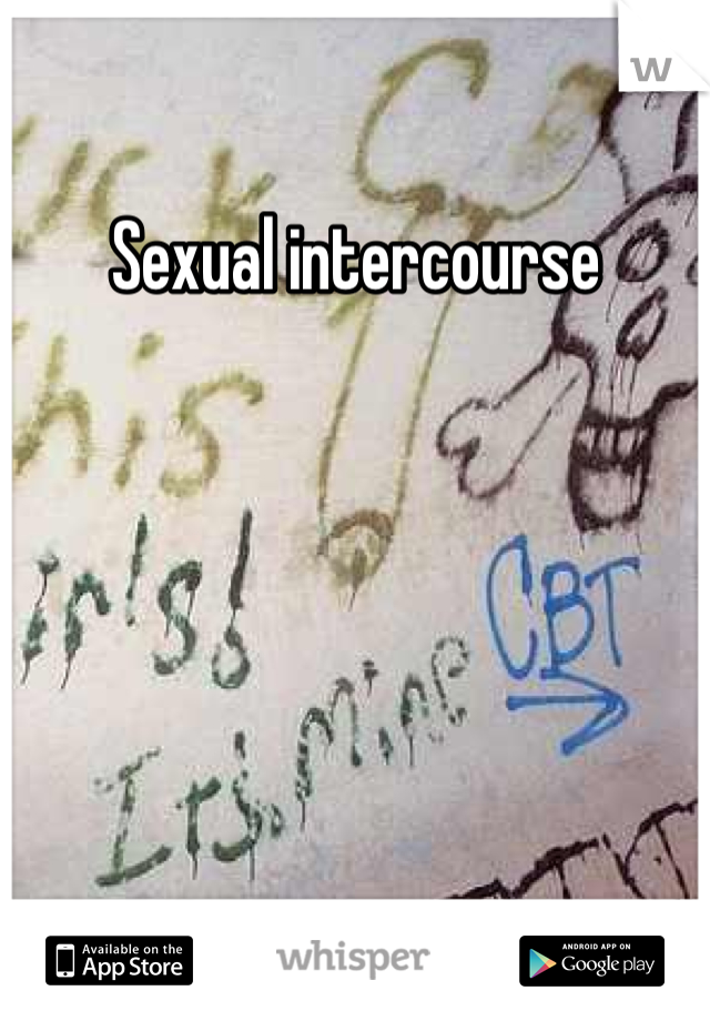 Sexual intercourse
