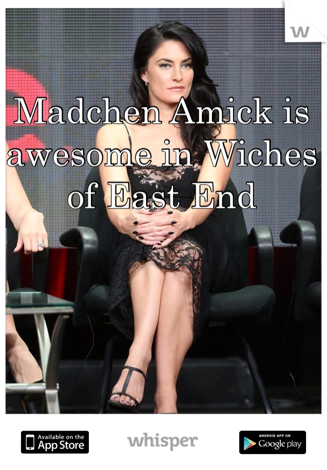 Madchen Amick is awesome in Wiches of East End