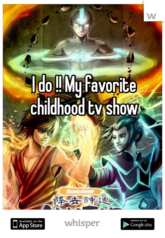 I do !! My favorite childhood tv show
