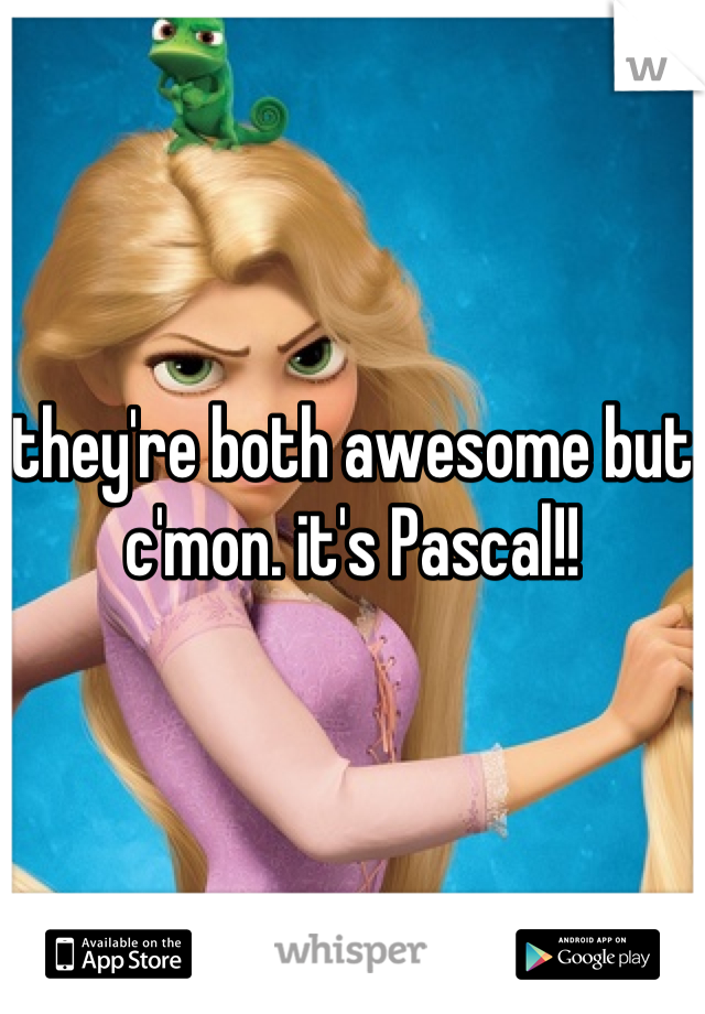they're both awesome but c'mon. it's Pascal!!