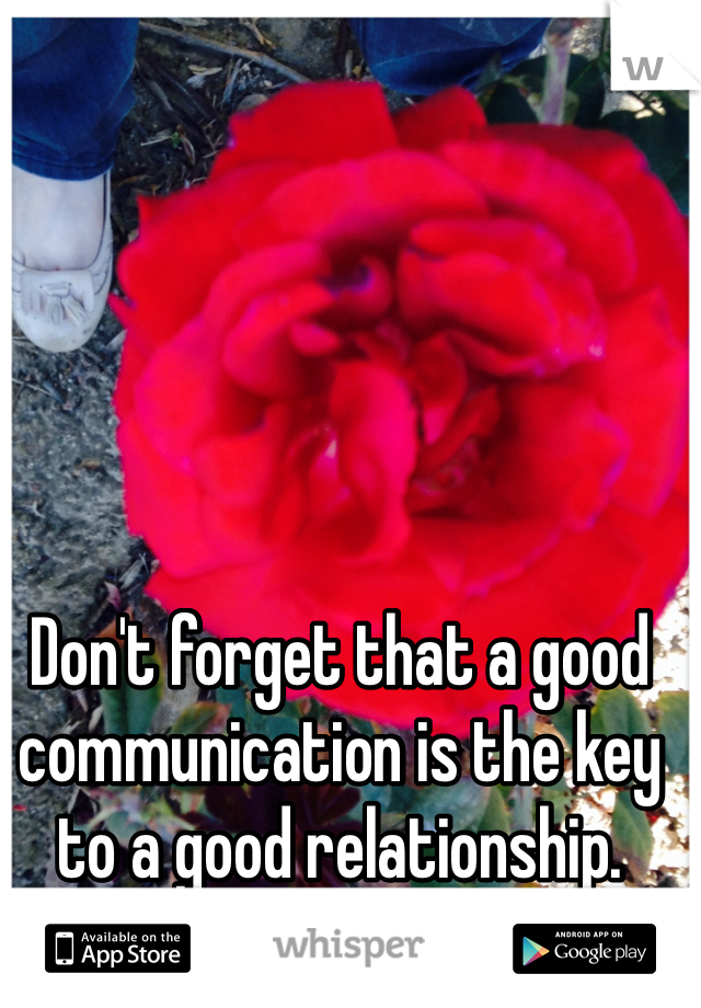 Don't forget that a good communication is the key to a good relationship. 