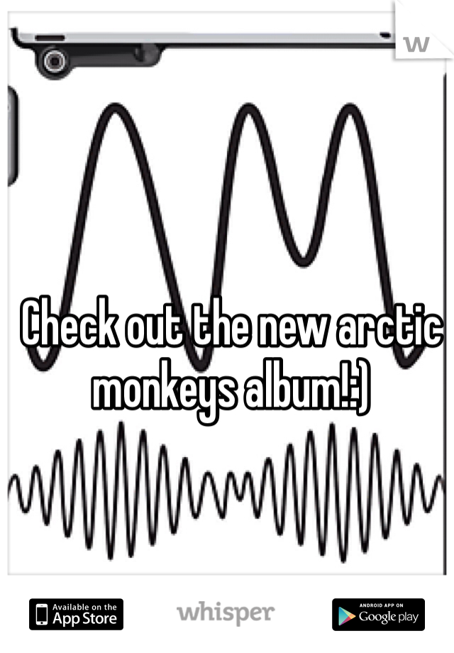 Check out the new arctic monkeys album!:)