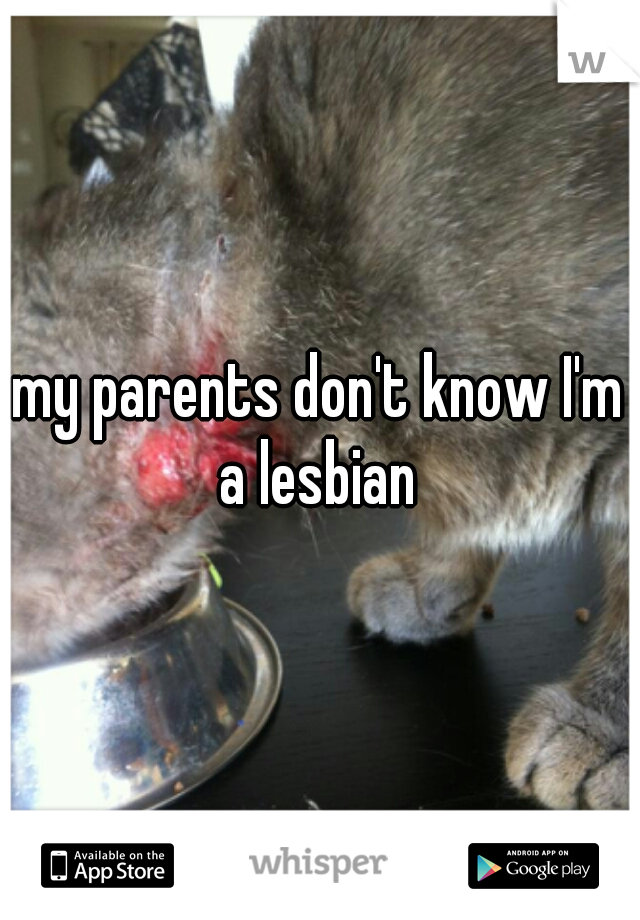 my parents don't know I'm a lesbian 