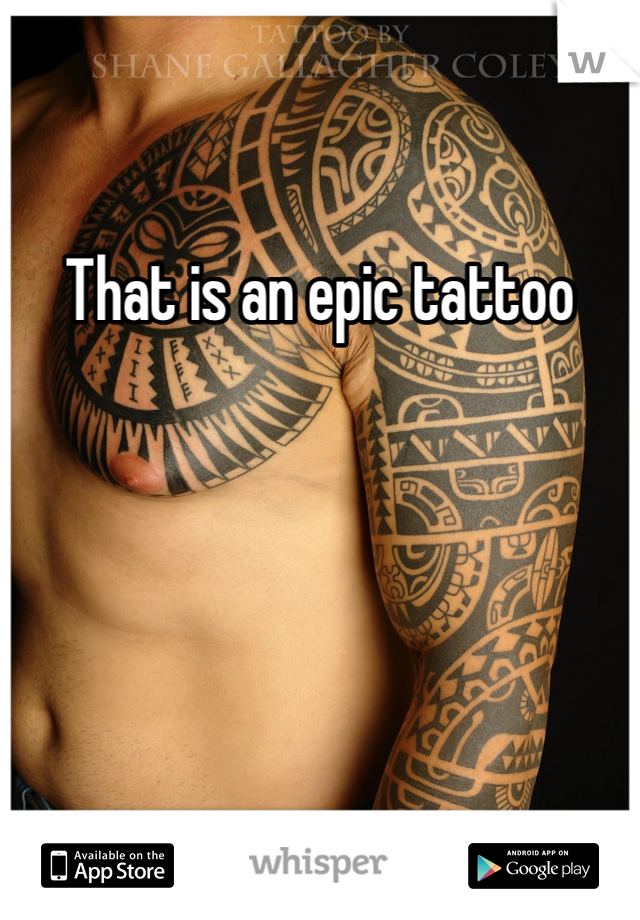 That is an epic tattoo
