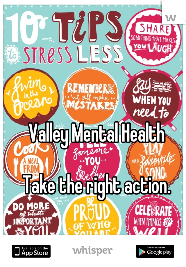 Valley Mental Health

Take the right action.
