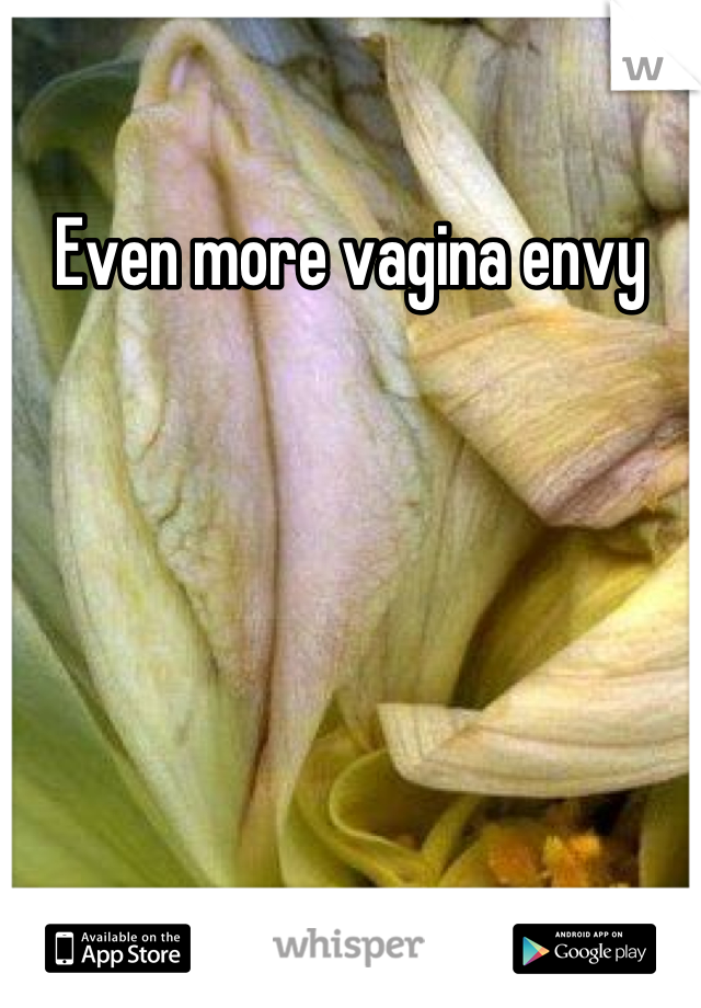 Even more vagina envy
