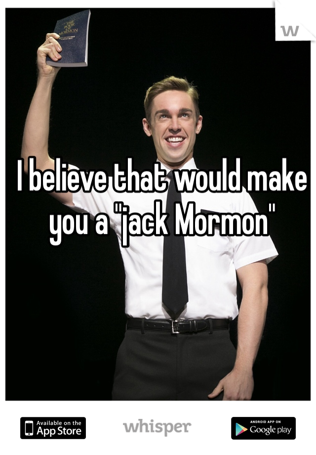 I believe that would make you a "jack Mormon"