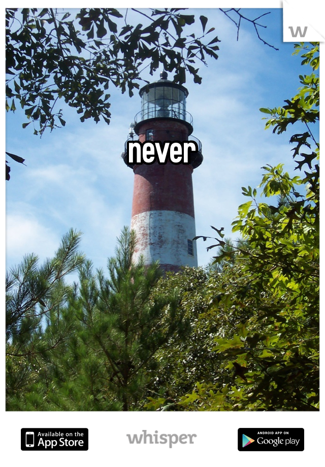 never 