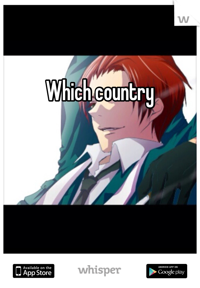Which country 