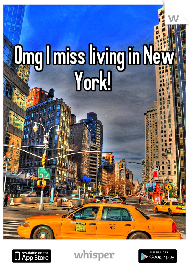 Omg I miss living in New York! 