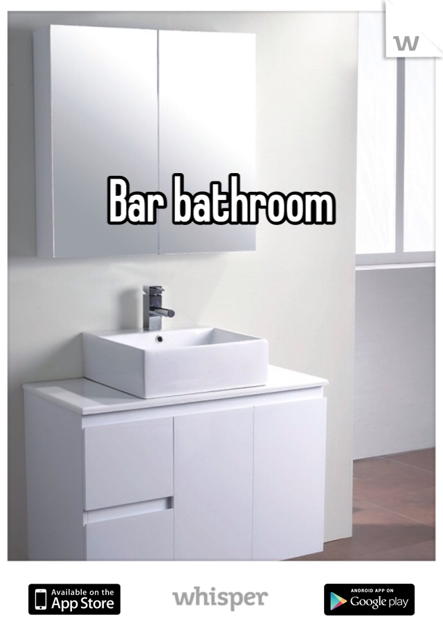 Bar bathroom