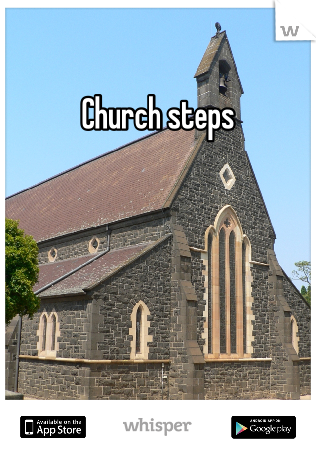 Church steps