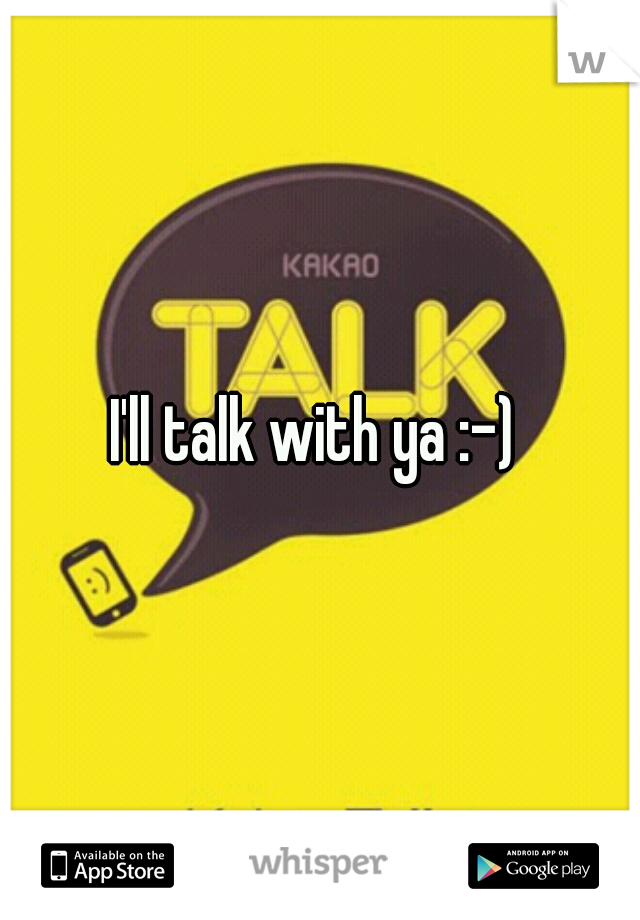 I'll talk with ya :-) 