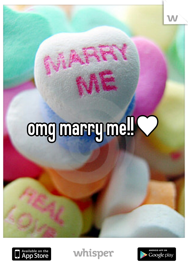 omg marry me!!♥