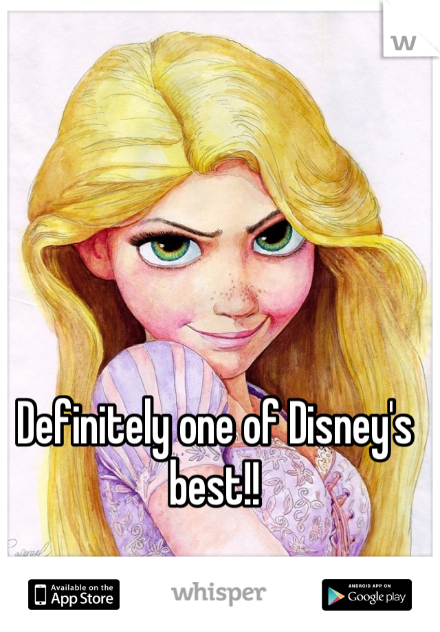 Definitely one of Disney's best!!