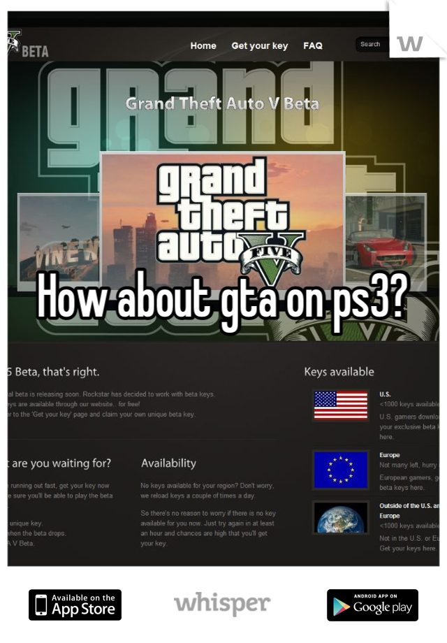 


How about gta on ps3?