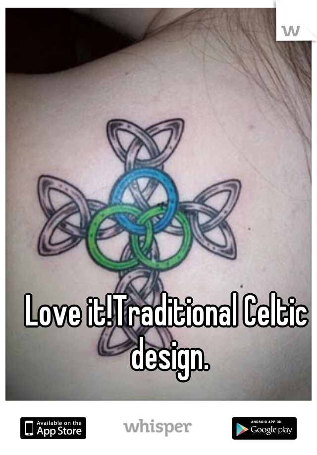 Love it!Traditional Celtic design.