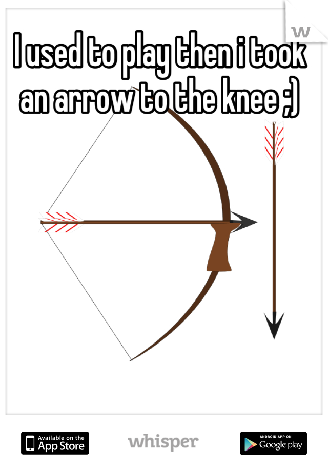 I used to play then i took an arrow to the knee ;)