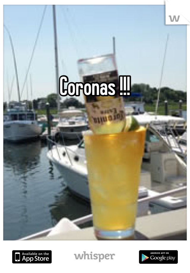Coronas !!! 