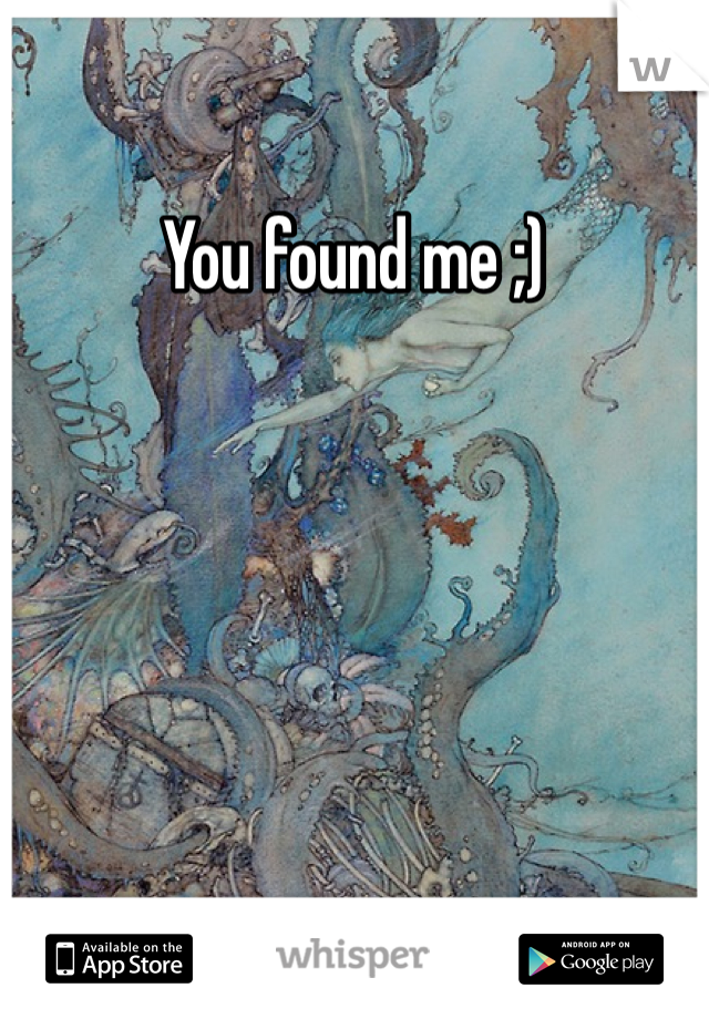 You found me ;)