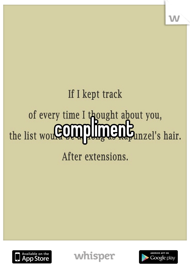 compliment