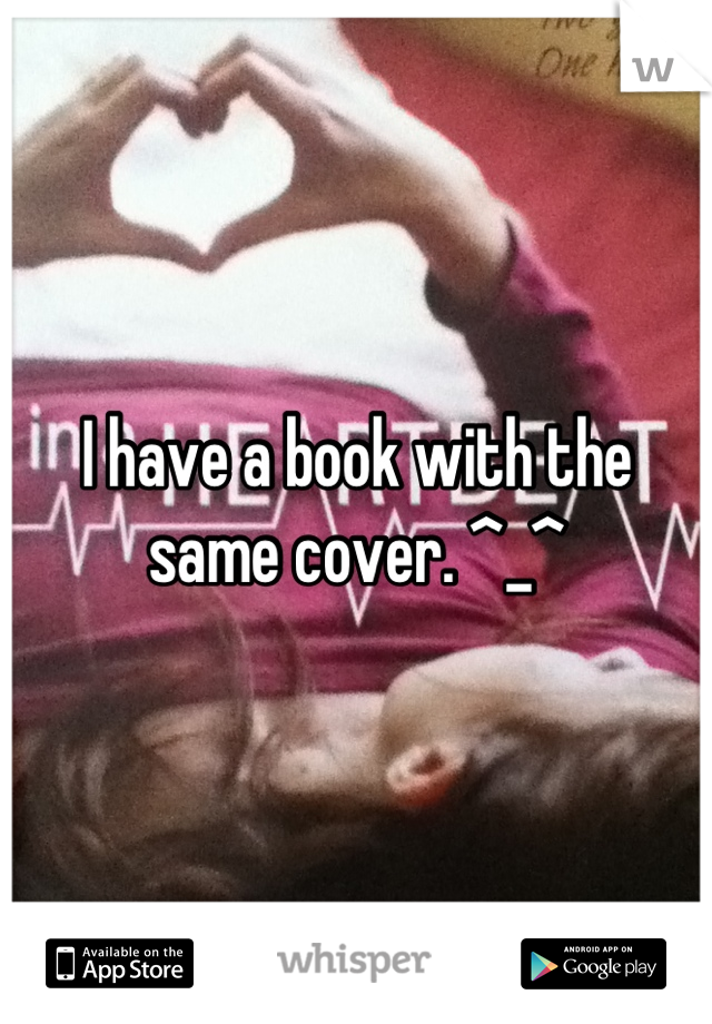 I have a book with the same cover. ^_^