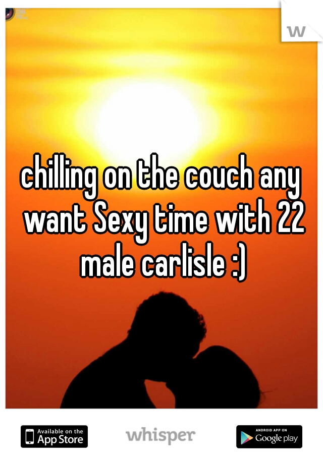 chilling on the couch any want Sexy time with 22 male carlisle :)