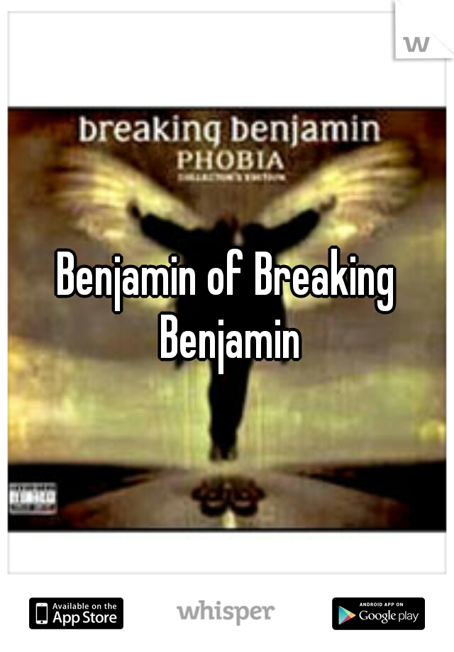 Benjamin of Breaking Benjamin