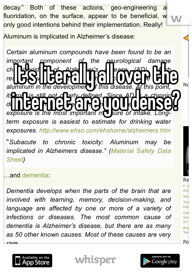 It's literally all over the internet are you dense?