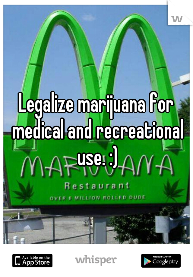 Legalize marijuana for medical and recreational use. :)