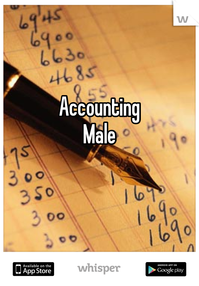 Accounting 
Male