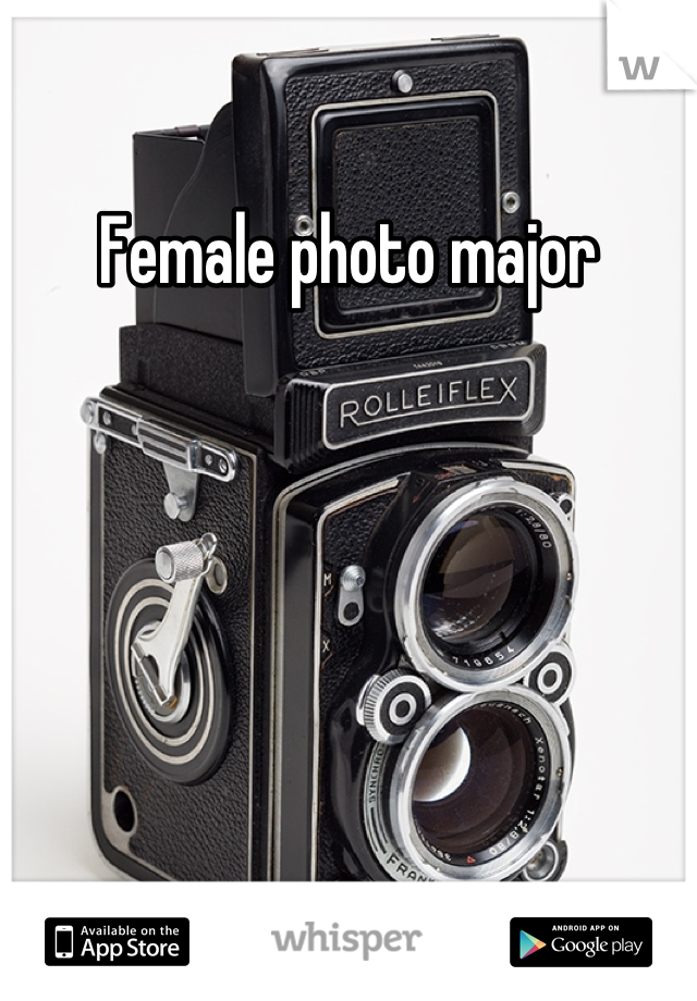 Female photo major