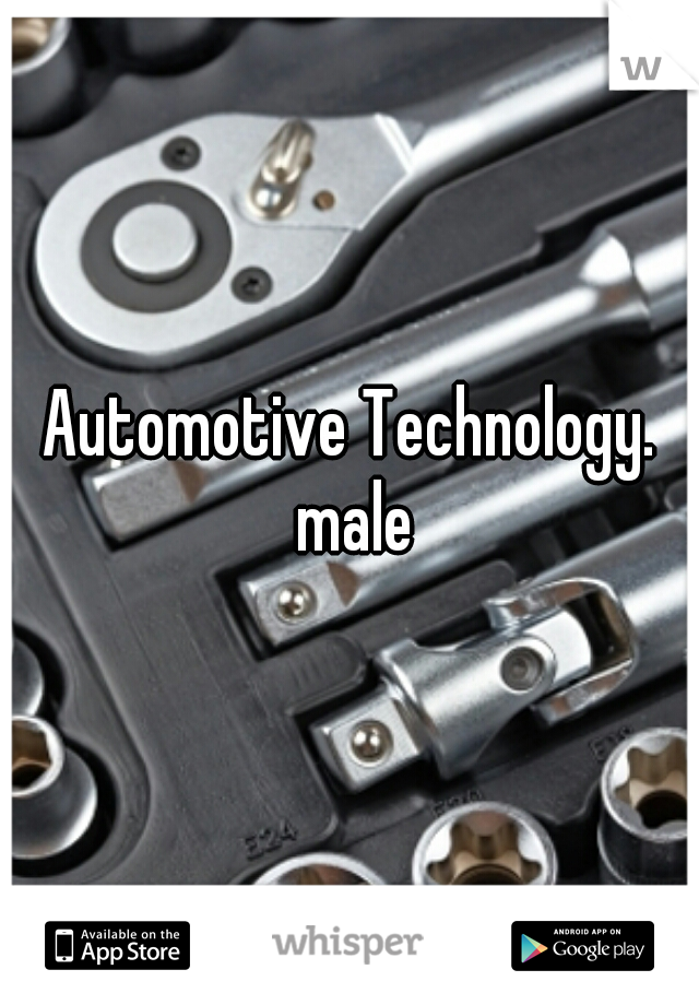 Automotive Technology. male