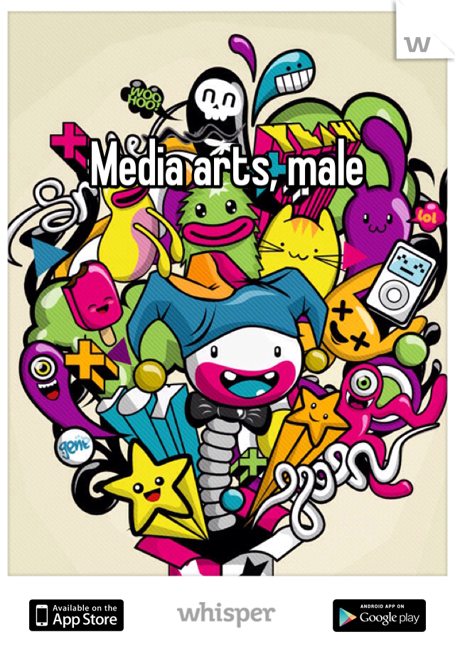 Media arts, male
