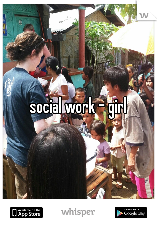 social work - girl